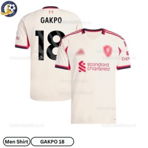 Lvr^_^pooI Away Men Football Shirt 202526 – GAKPO 18-overview